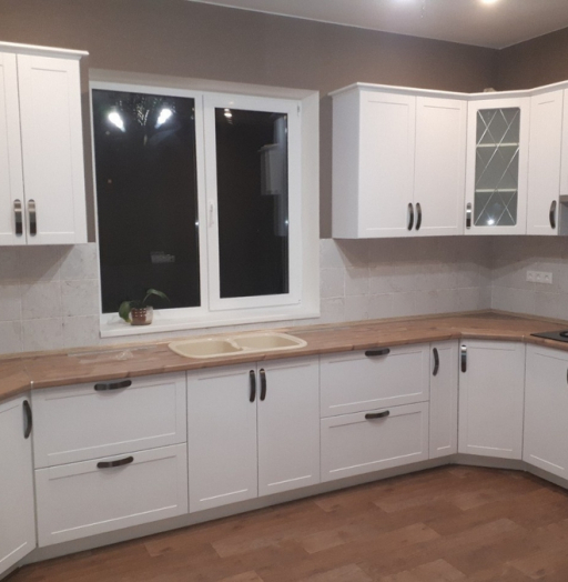 Белый кухонный гарнитур-Кухня «Модель 493»-фото5