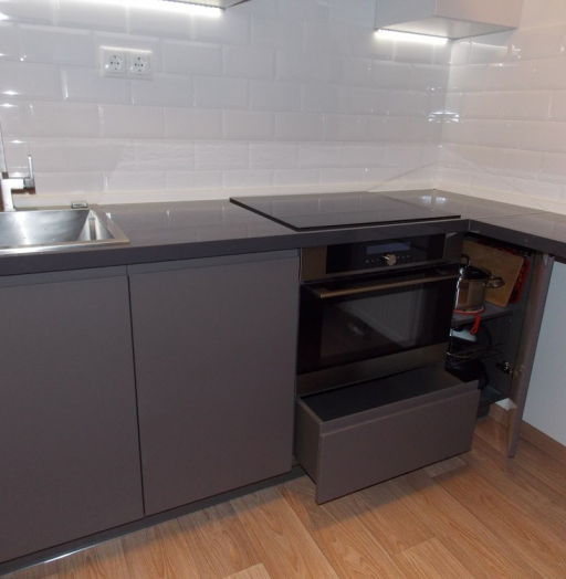Акриловые кухни-Кухня МДФ в эмали «Модель 182»-фото12